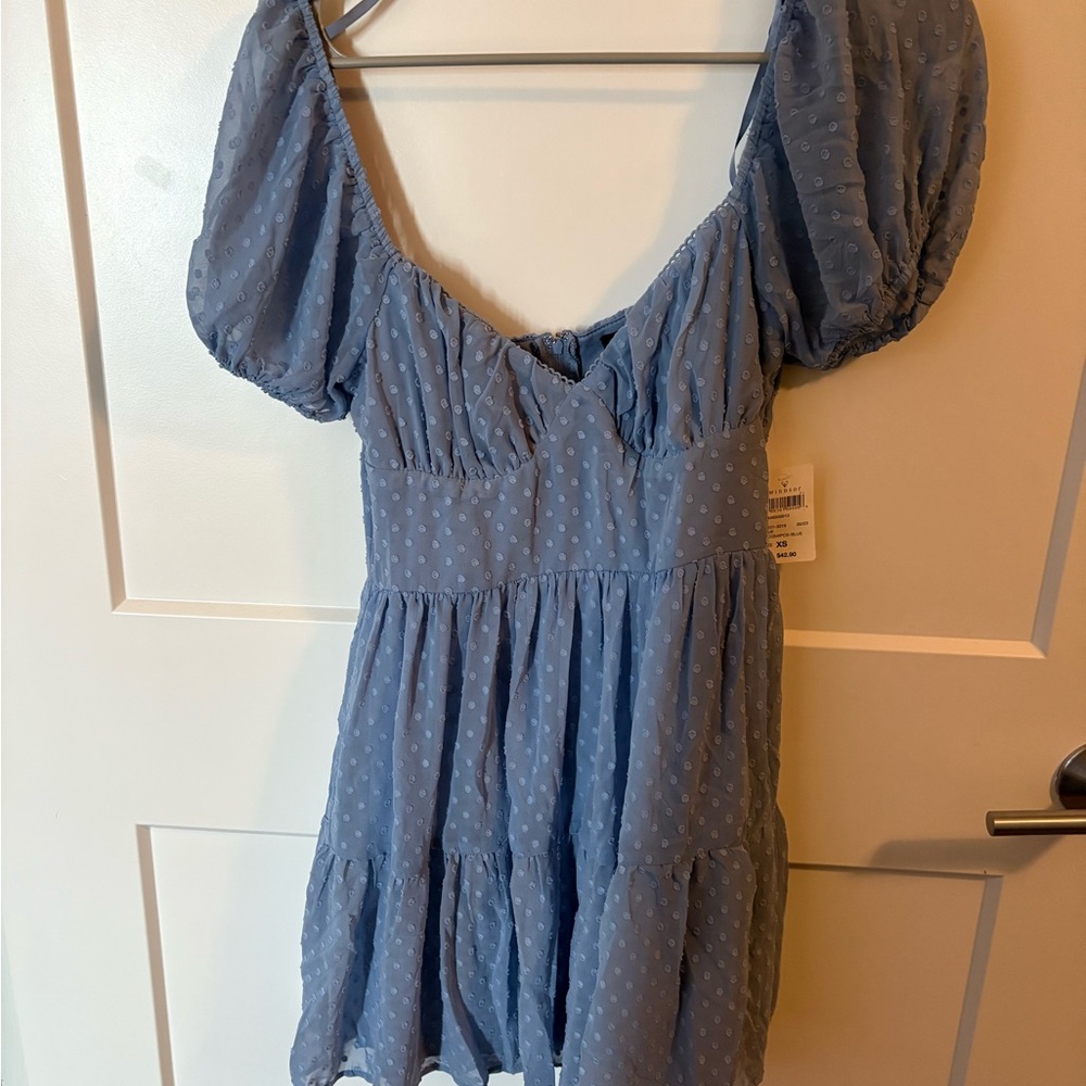 Windsor Sky Blue Textured Dress